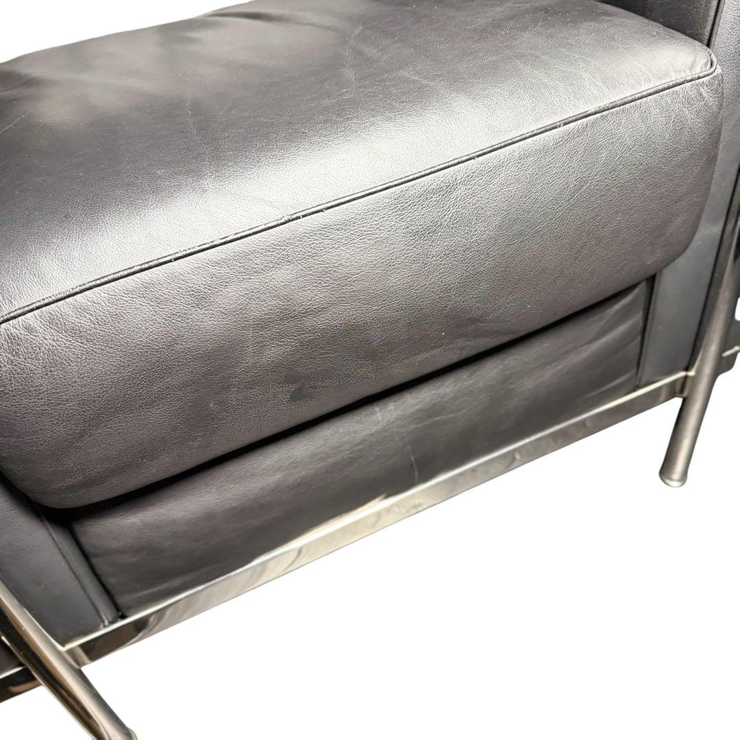 HR730 【本総革】ル・コルビジェ LC2 リプロダクト　シングルソファ