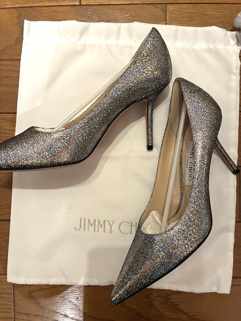 JIMMY CHOO グリッター　パンプス　新品‼️