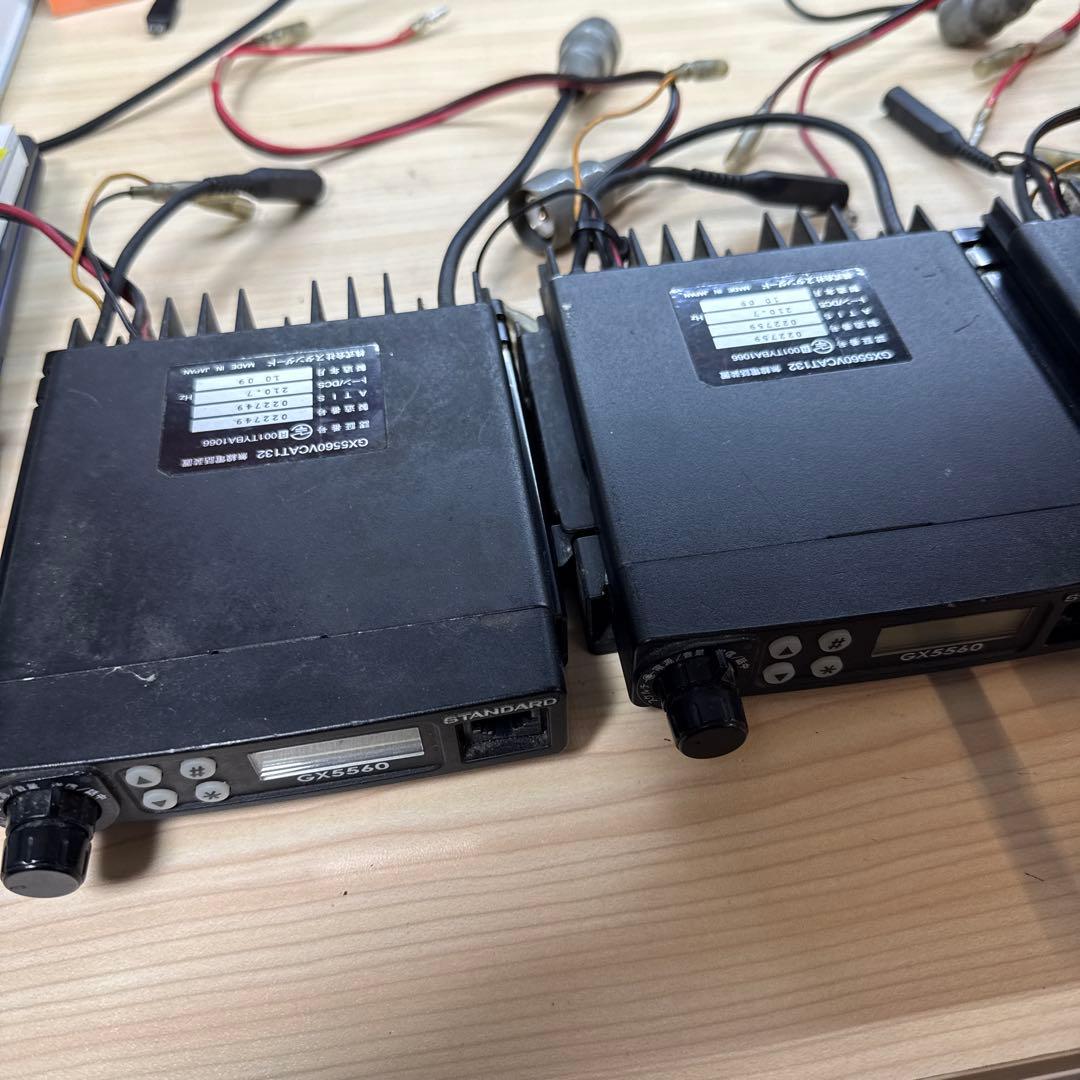 STANDARD GX5560VCAT132 VHF簡易無線機4台セット