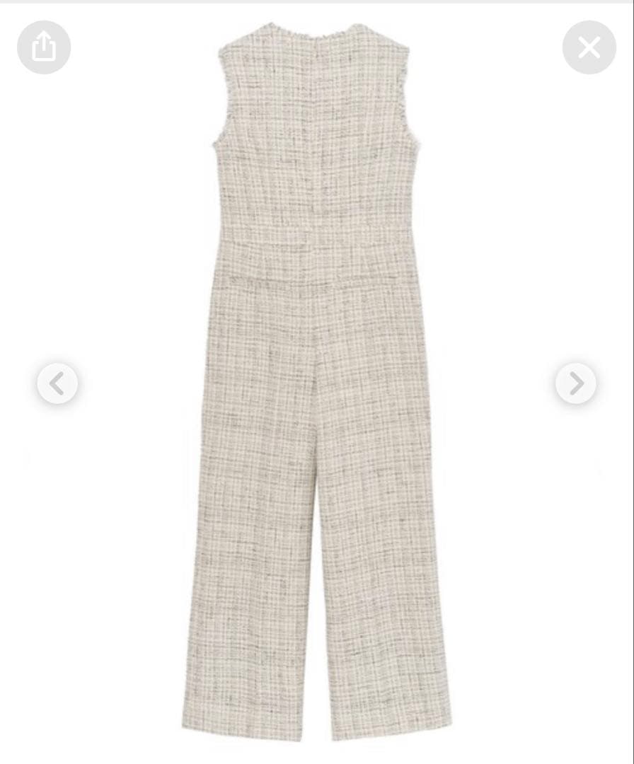 ★12/25まで★【ANAYI】ツイードジャンプスーツ・パンツスーツ（36）