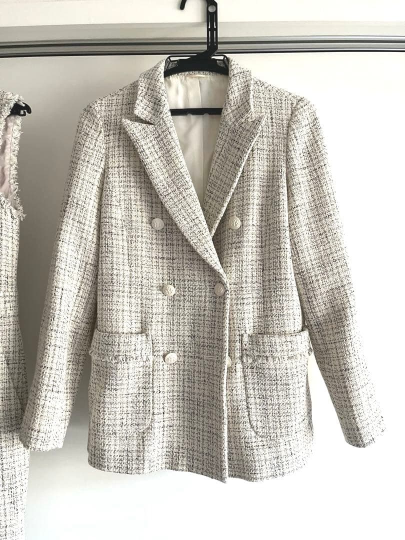 ★12/25まで★【ANAYI】ツイードジャンプスーツ・パンツスーツ（36）