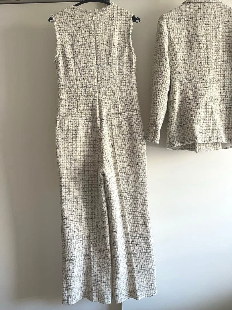 ★12/25まで★【ANAYI】ツイードジャンプスーツ・パンツスーツ（36）