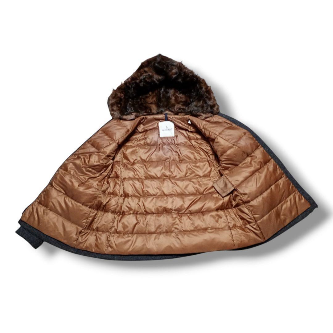 MONCLER モンクレール ダッフル ダウン ジャケット 毛皮 リアルファー