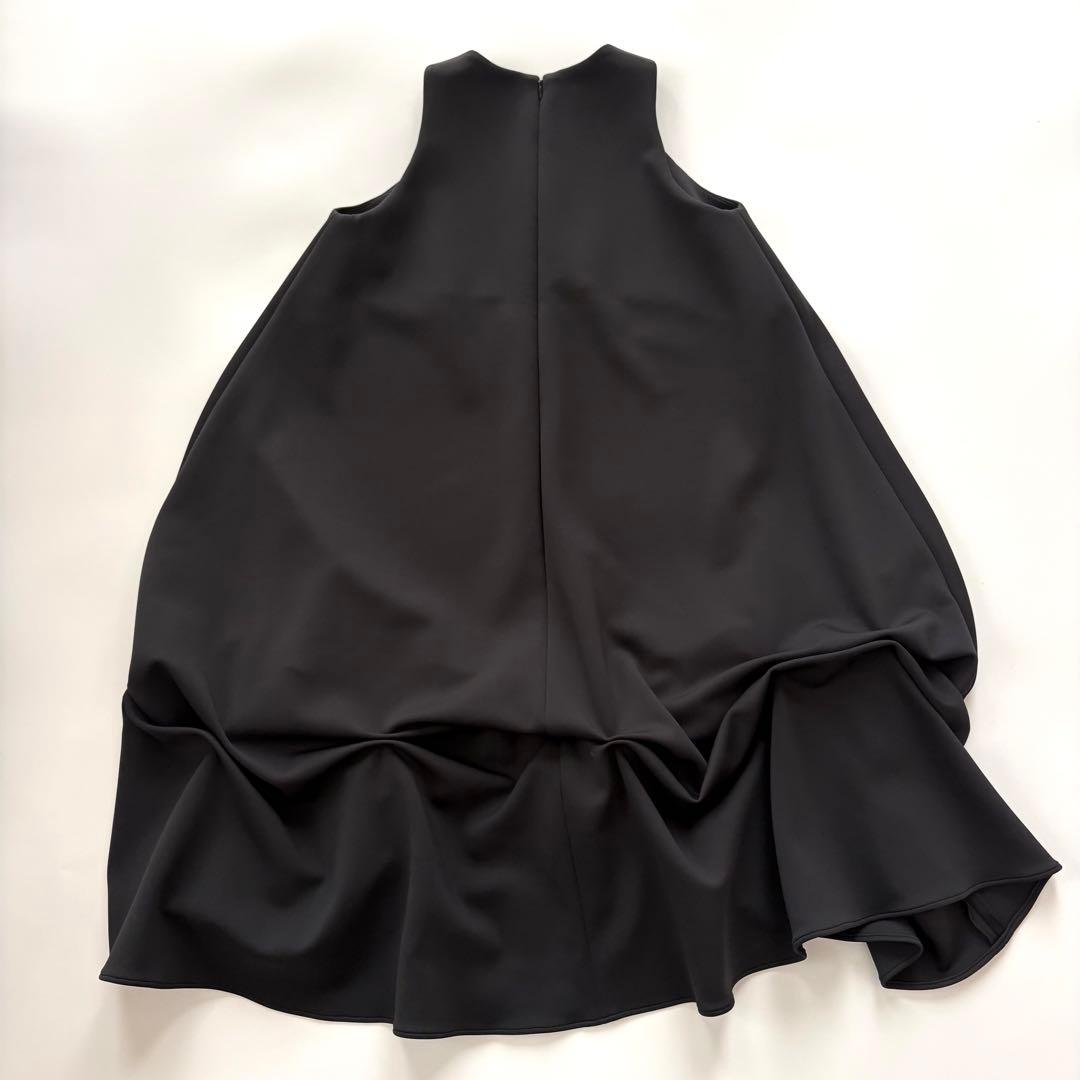 【美品】ヨーコチャン　ノースリーブワンピース　ブラック　バルーン