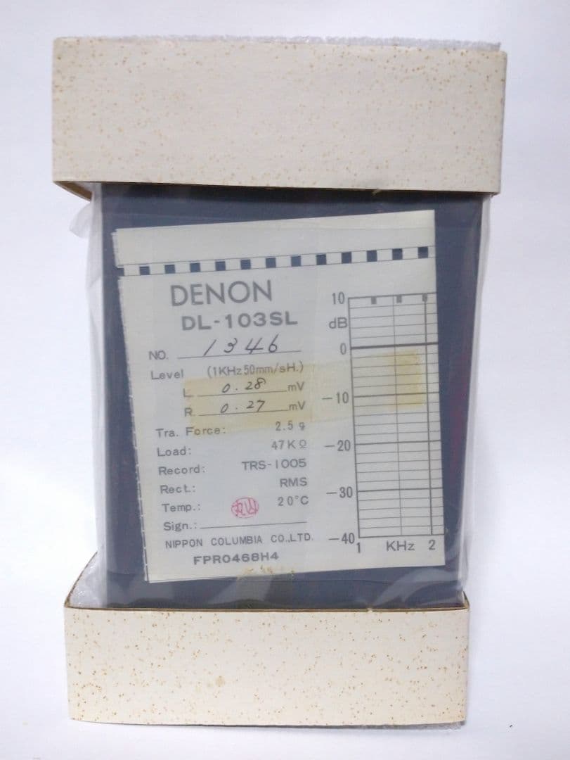 デンオンDENON(デノン)ＤＬ-１０３ＳＬ ＭＣカートリッジ デッドストック