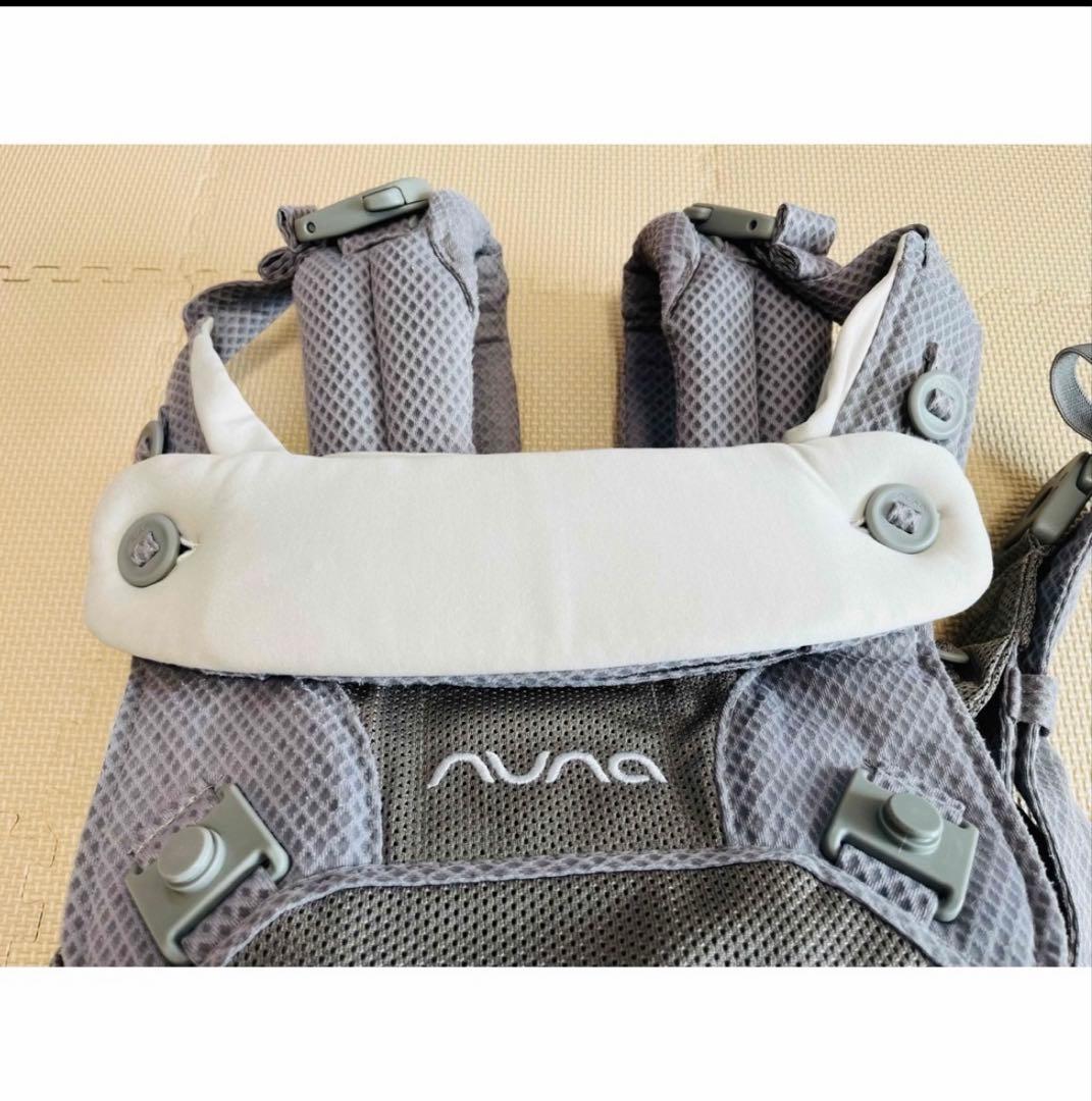 値下⭐️美品nuna cudl抱っこ紐　グレー　4way