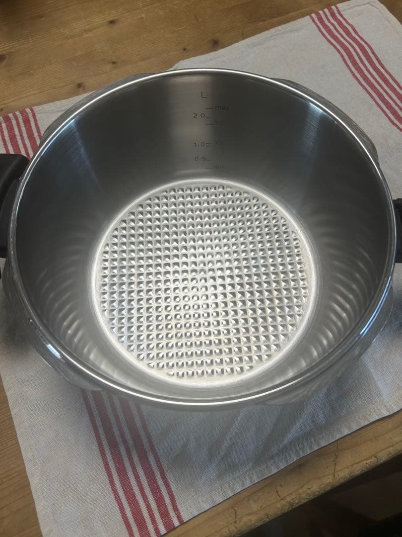 フィスラーFissler 圧力鍋 3.5ℓ取扱説明書　蒸し器　三脚