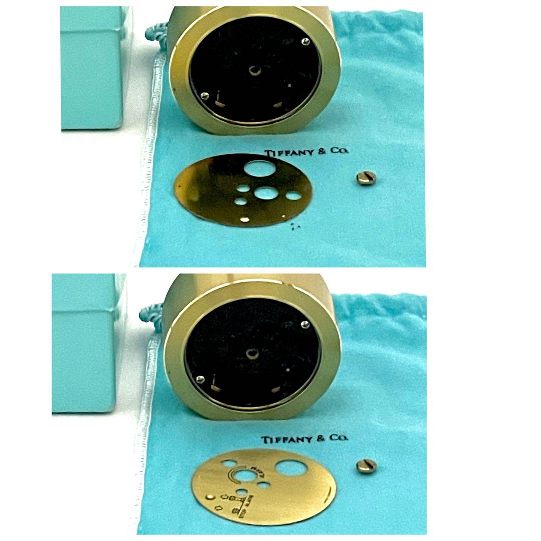 美品✨稼働品 ティファニー 置き時計 ゴールド クォーツ 高級感◎ インテリア