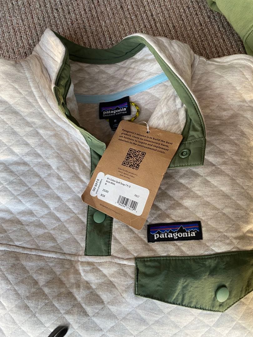 patagonia スナップTキルトジャケット新品タグ付き