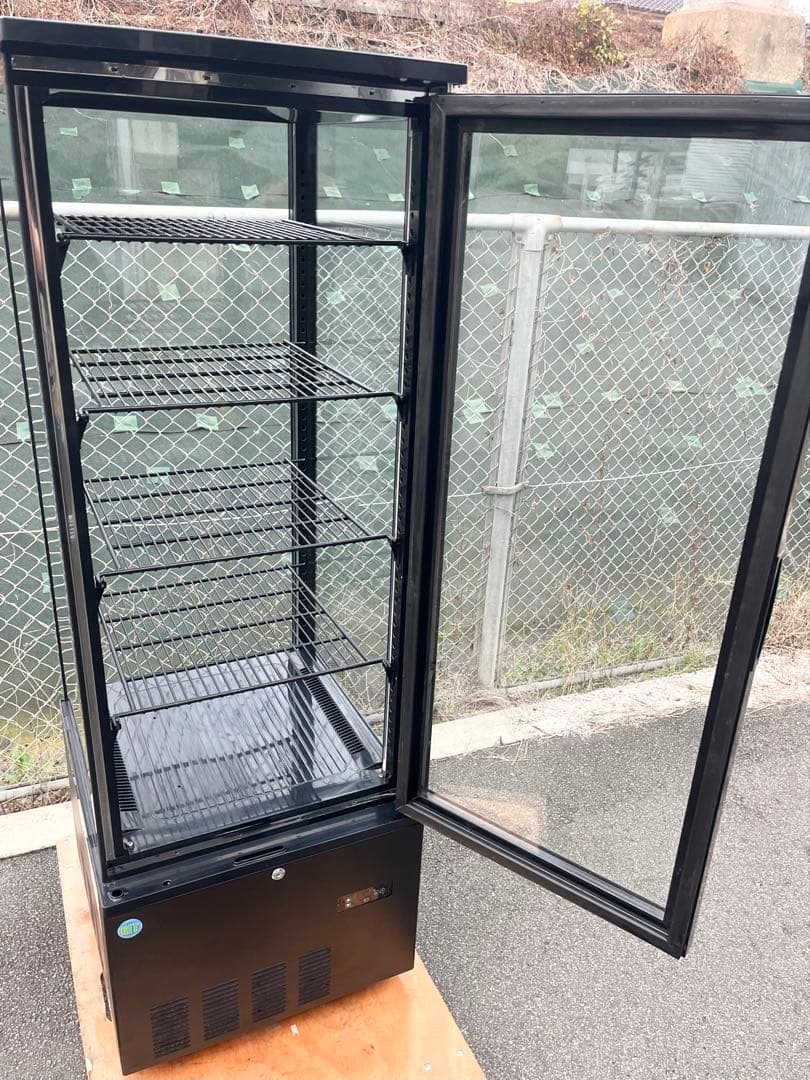 JCM 4面ガラス冷蔵ショーケース　218リットル
