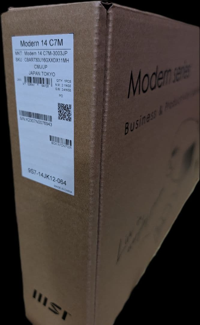 美品 MSI Modern 14 C7M