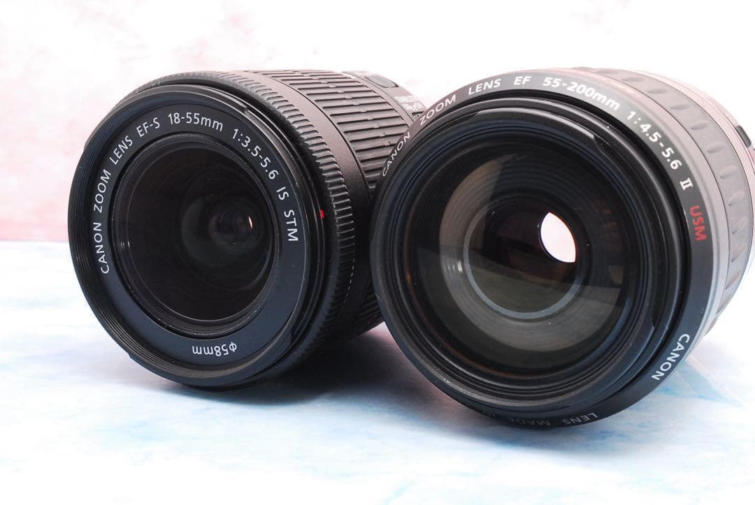 キャノン kiss X9☆高性能STM＆望遠☆Wi-Fi☆一眼レフカメラ