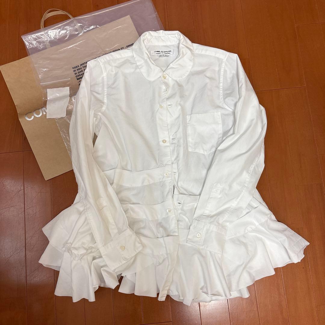 AD2024 COMME COMME コムコムデザインシャツ S 【未使用】