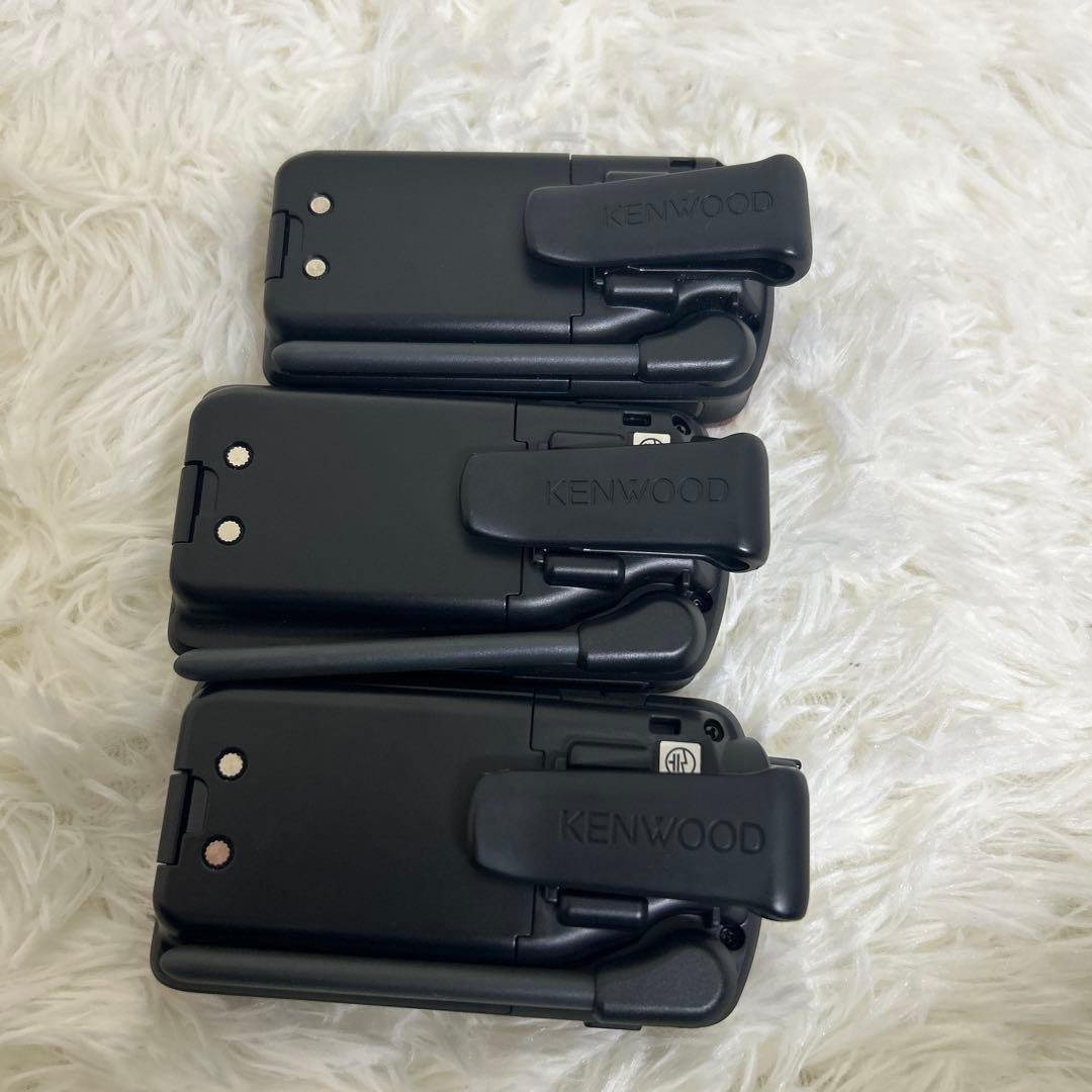 【美品】KENWOOD UBZ-LP20 トランシーバー３台 セット　動作確認済