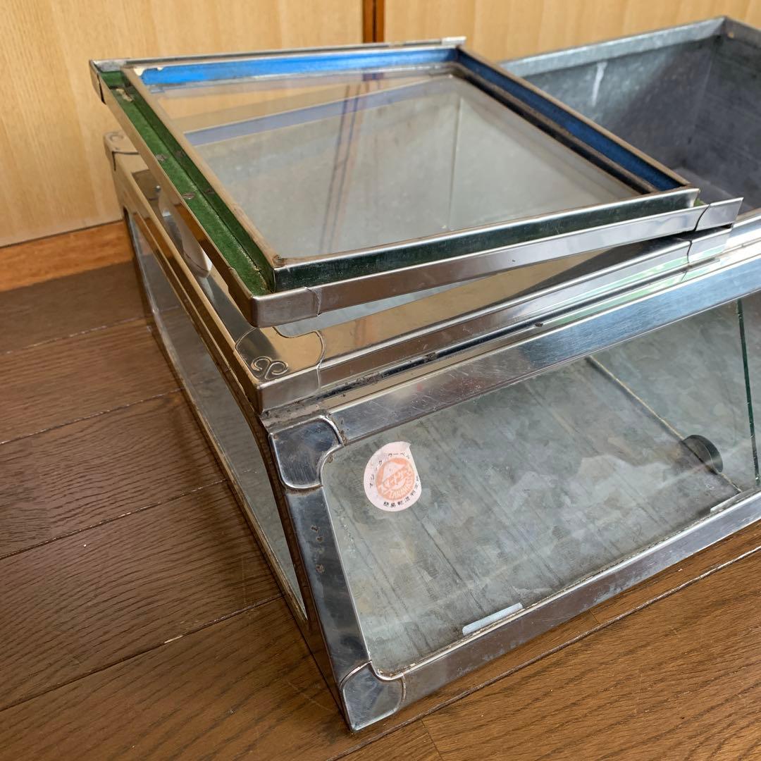 昭和レトロ　ガラス製駄菓子ケース