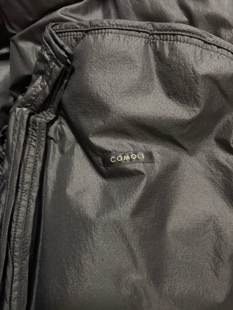 COMOLI 24AW ナイロンダウンジャケット　サイズ2 /ブラック