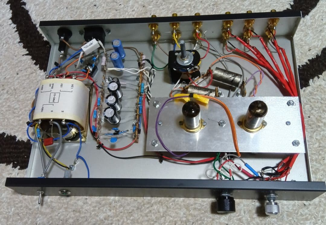 PCL-83プリアンプ（ラインアンプ）コンデンサ出力