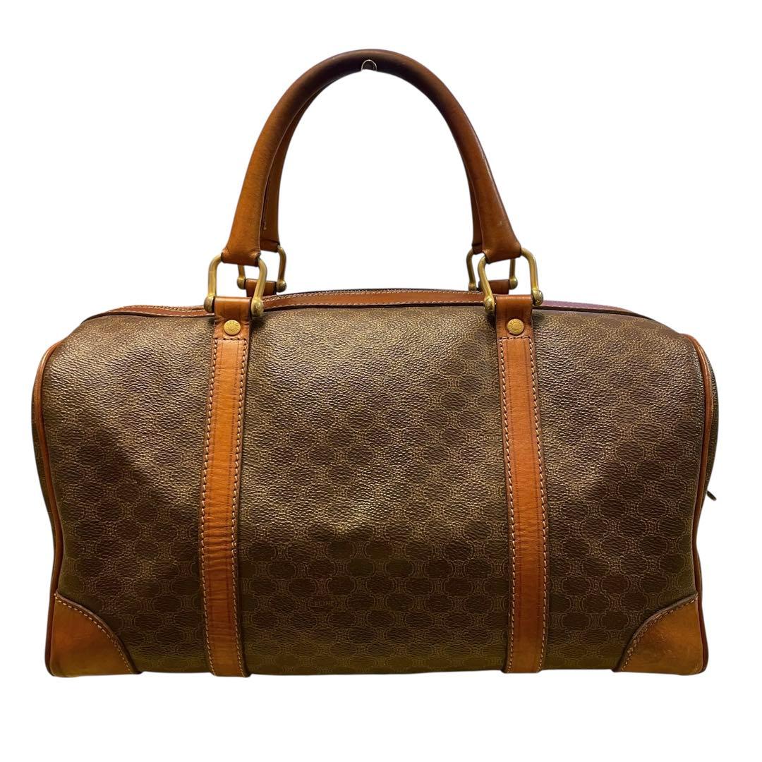 CELINE セリーヌ ボストンバッグ マカダム柄