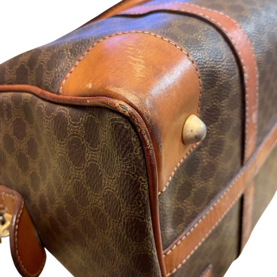 CELINE セリーヌ ボストンバッグ マカダム柄