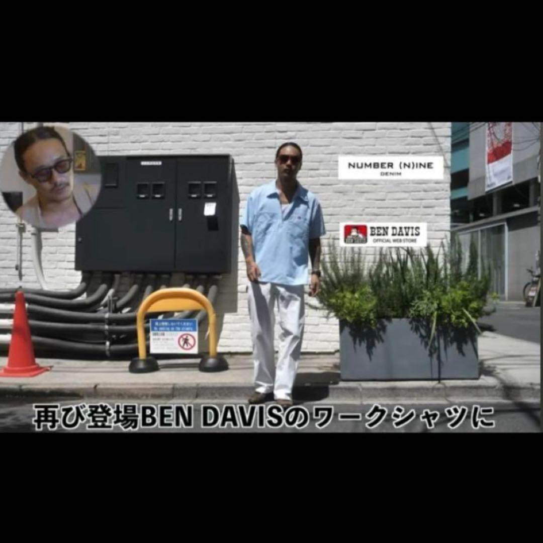 トップス BEN DAVIS 1990s USA Hickory L/S Shirts M