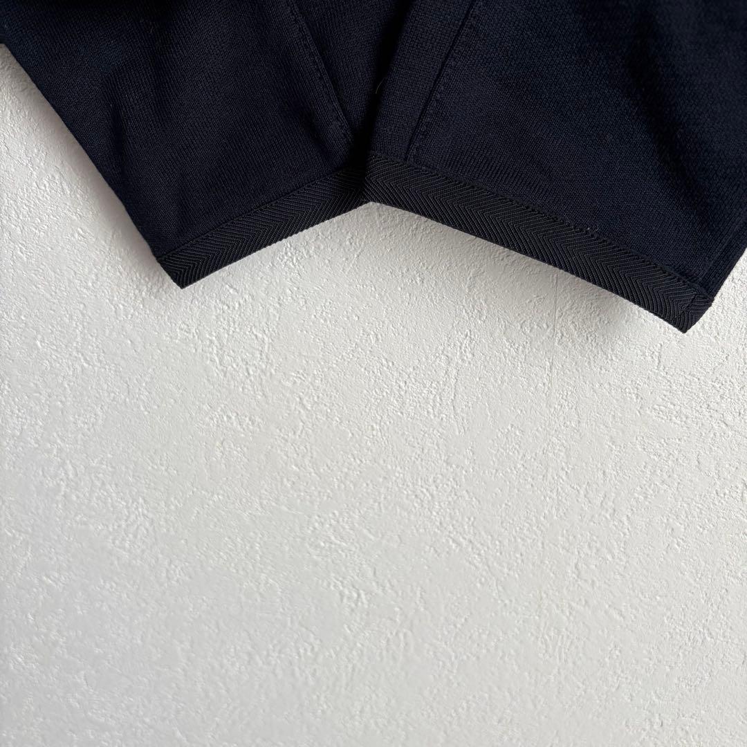 【新品タグ付き✨】PRADA ハイブリッドパーカー　ナイロン切り替え　ラバーロゴ