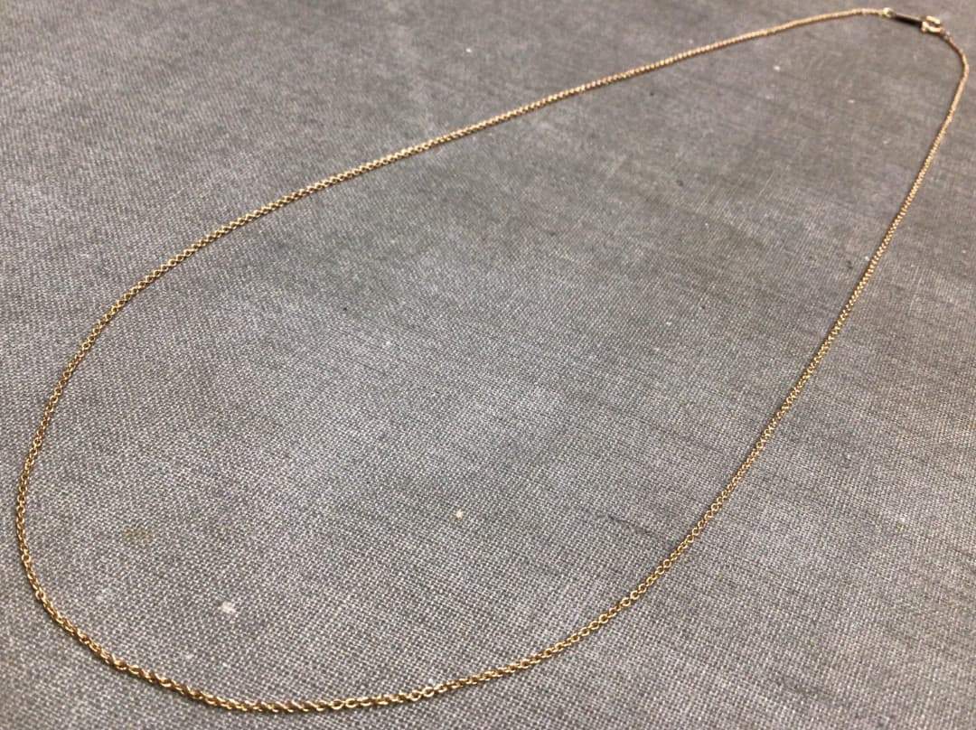 ヴィンテージ　10K ネックレスチェーン　45cm 10金　刻印有り