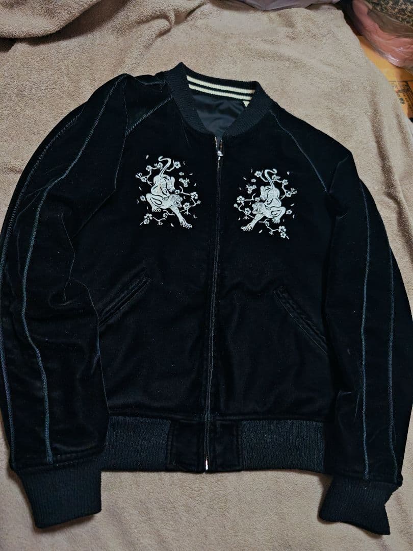 Black Vanquish ２面用日本限定虎 別珍 スカジャン unisex