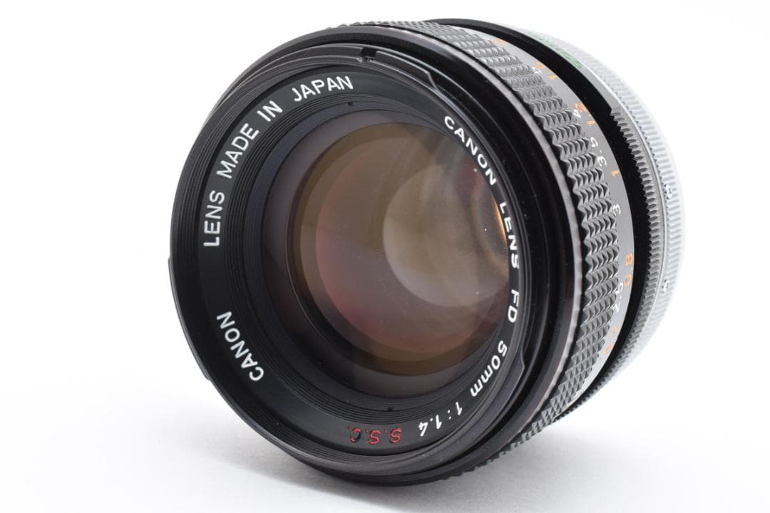 【美品】Canon キャノン FD 50mm F1.4 SSC レンズ #220
