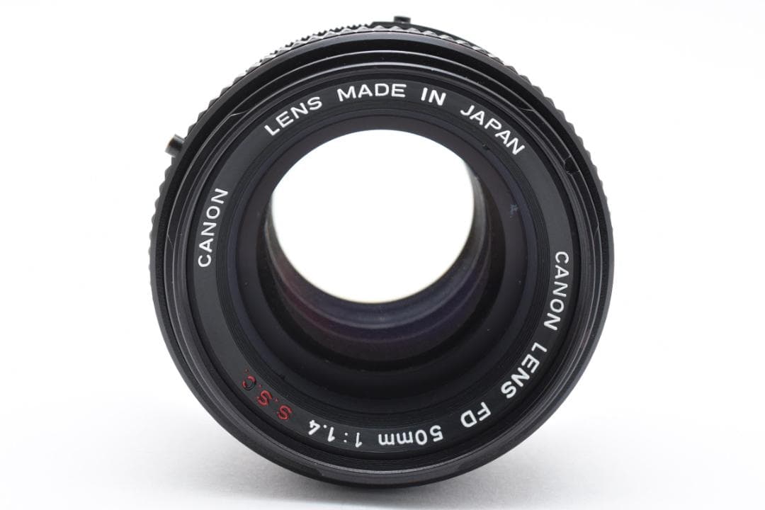 【美品】Canon キャノン FD 50mm F1.4 SSC レンズ #220
