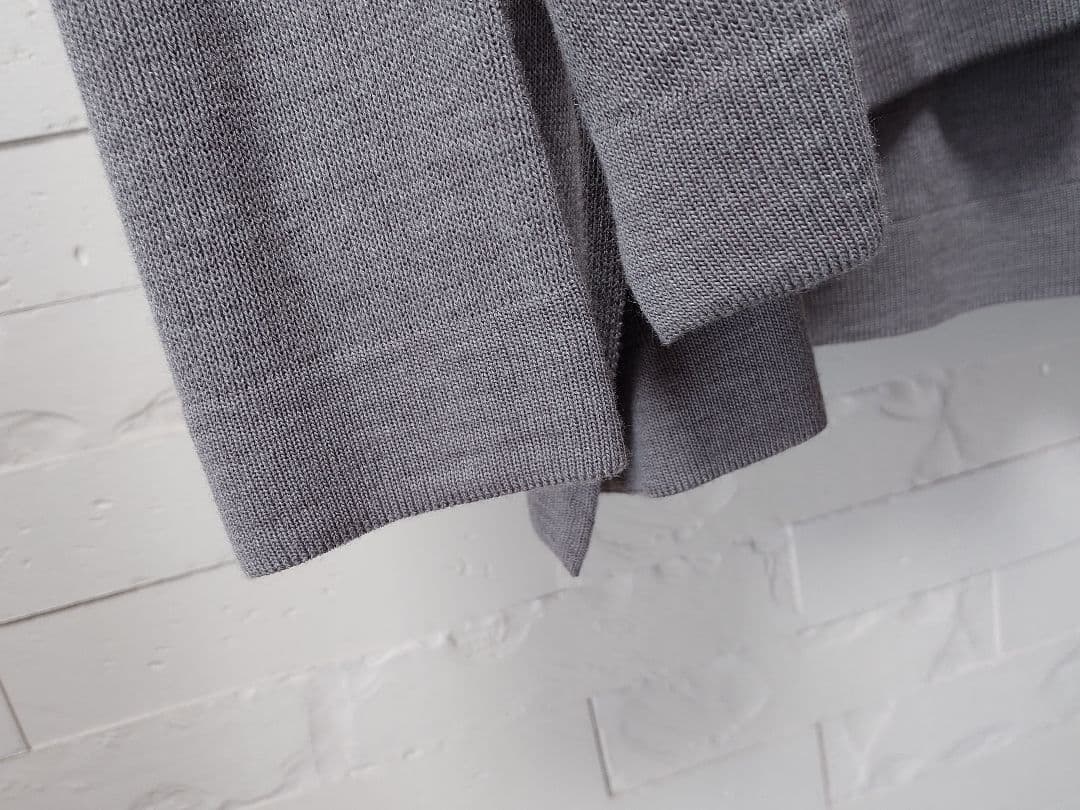 ■美品 OUR 洗える きれいめタートルニット プルオーバー