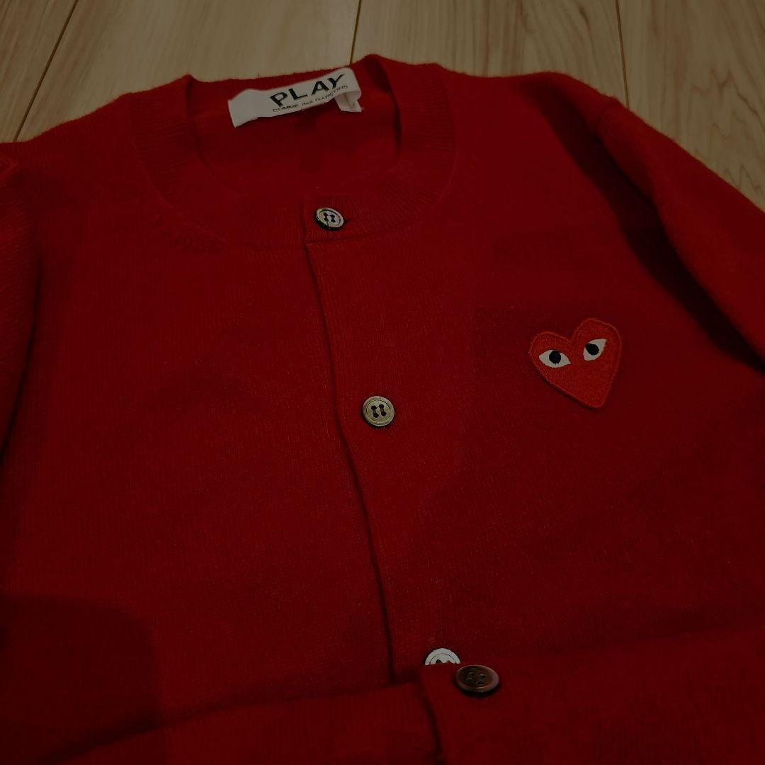 プレイコムデギャルソン ウールカーディガン M