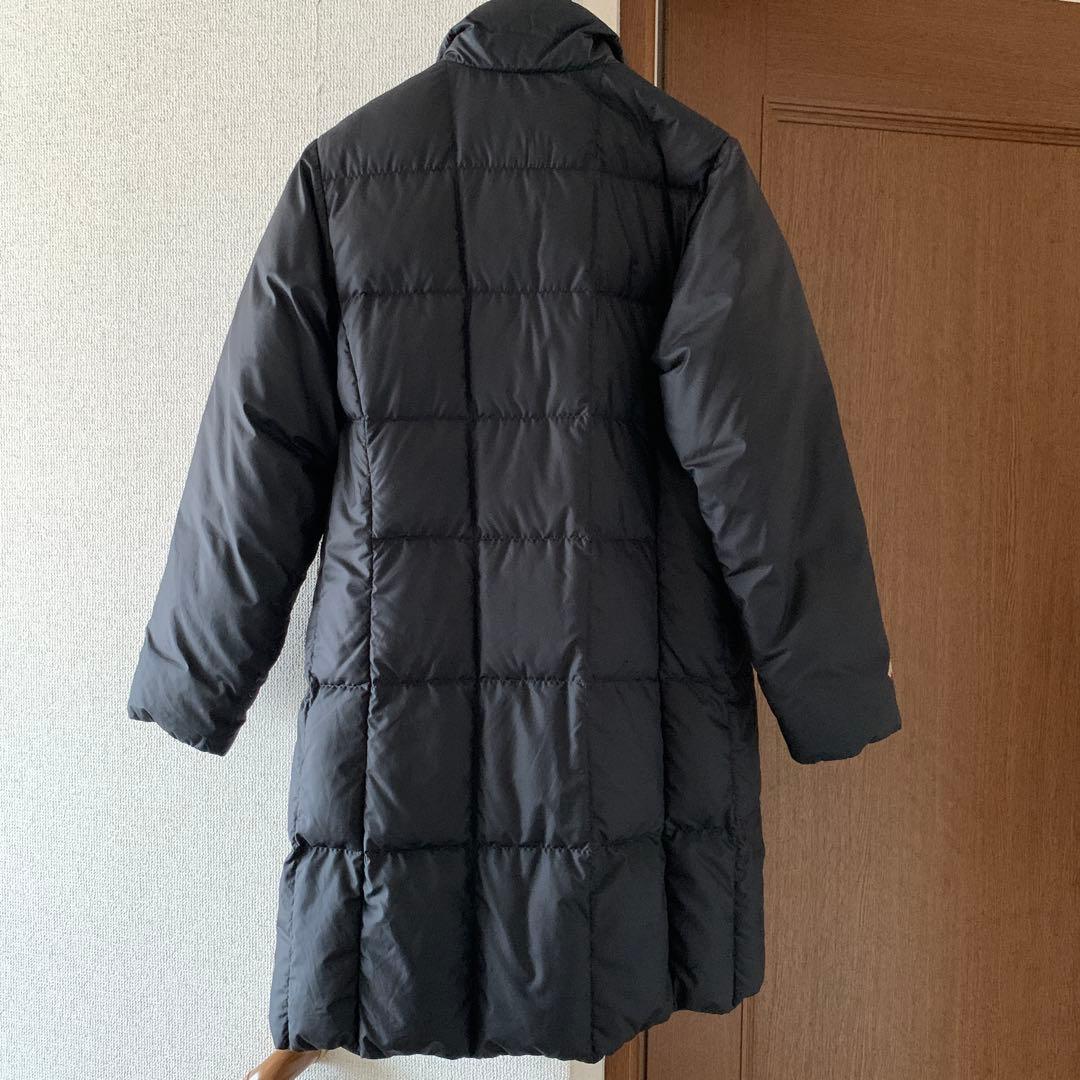 mont-bell ブラック ダウンロング丈 トラベルダウンロングコート