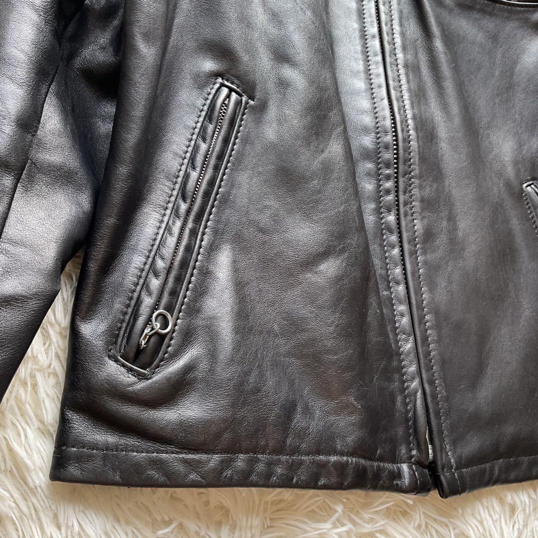 美品✨schott 141 レザージャケット　シングルライダース　本革　40 黒