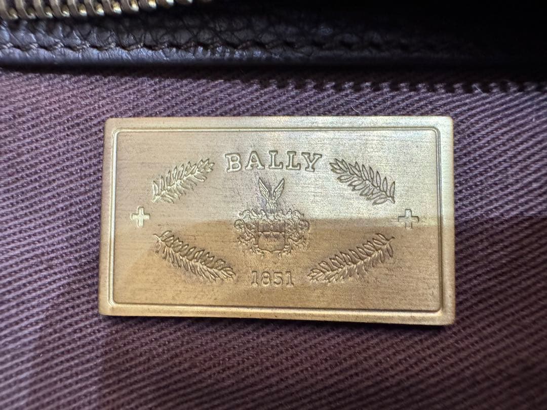 【横47cm】BALLY　バリー　レザー　トートバッグ　ビジネスバッグ　ブラウン