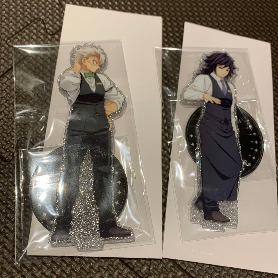 鬼滅の刃 モクテルバー 両面アクリルスタンド 冨岡義勇 不死川実弥　2点セット