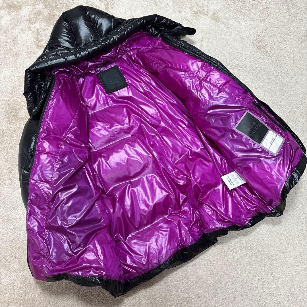 【超美品‼️】TATRAS ブラック ダウンジャケット オーバーサイズ