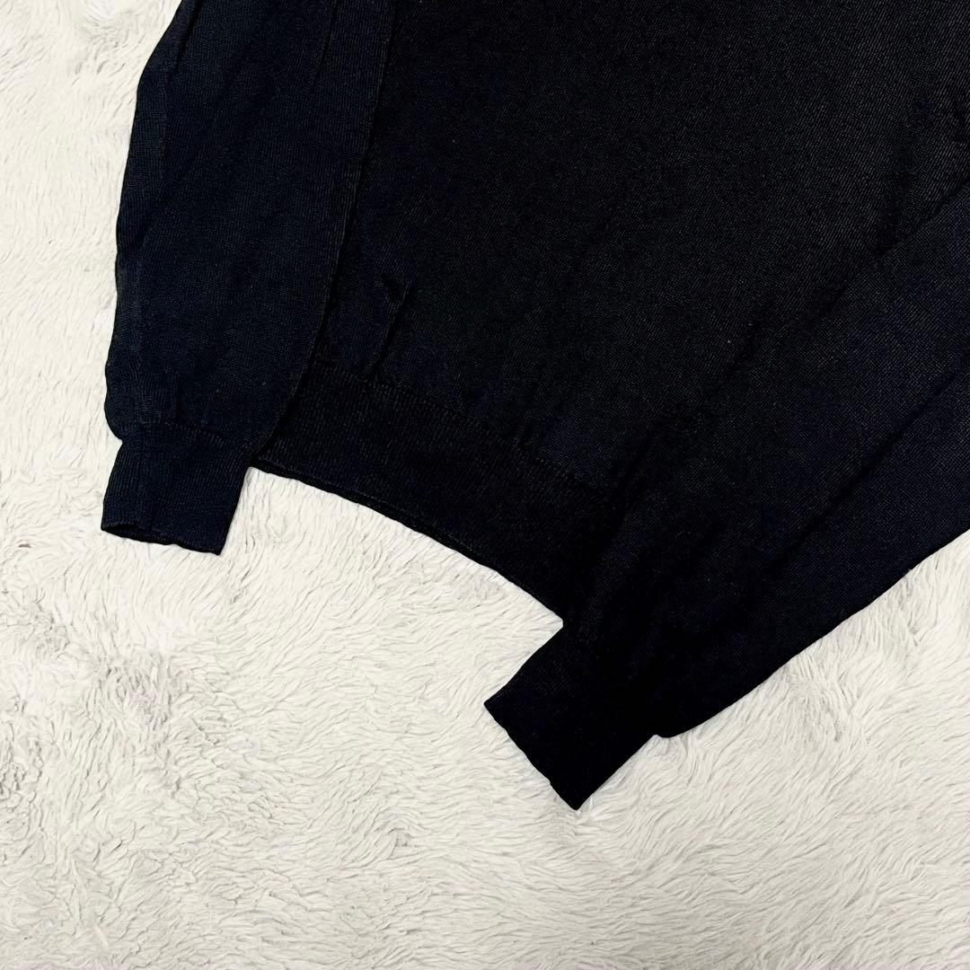 ZANONE ザノーネ ニット セーター イタリア製 48 Lサイズ 黒