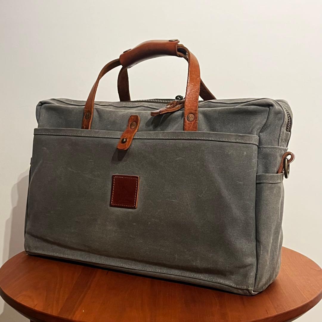 バッグ BRADLEY MOUNTAIN Waxed Canvas Briefcase