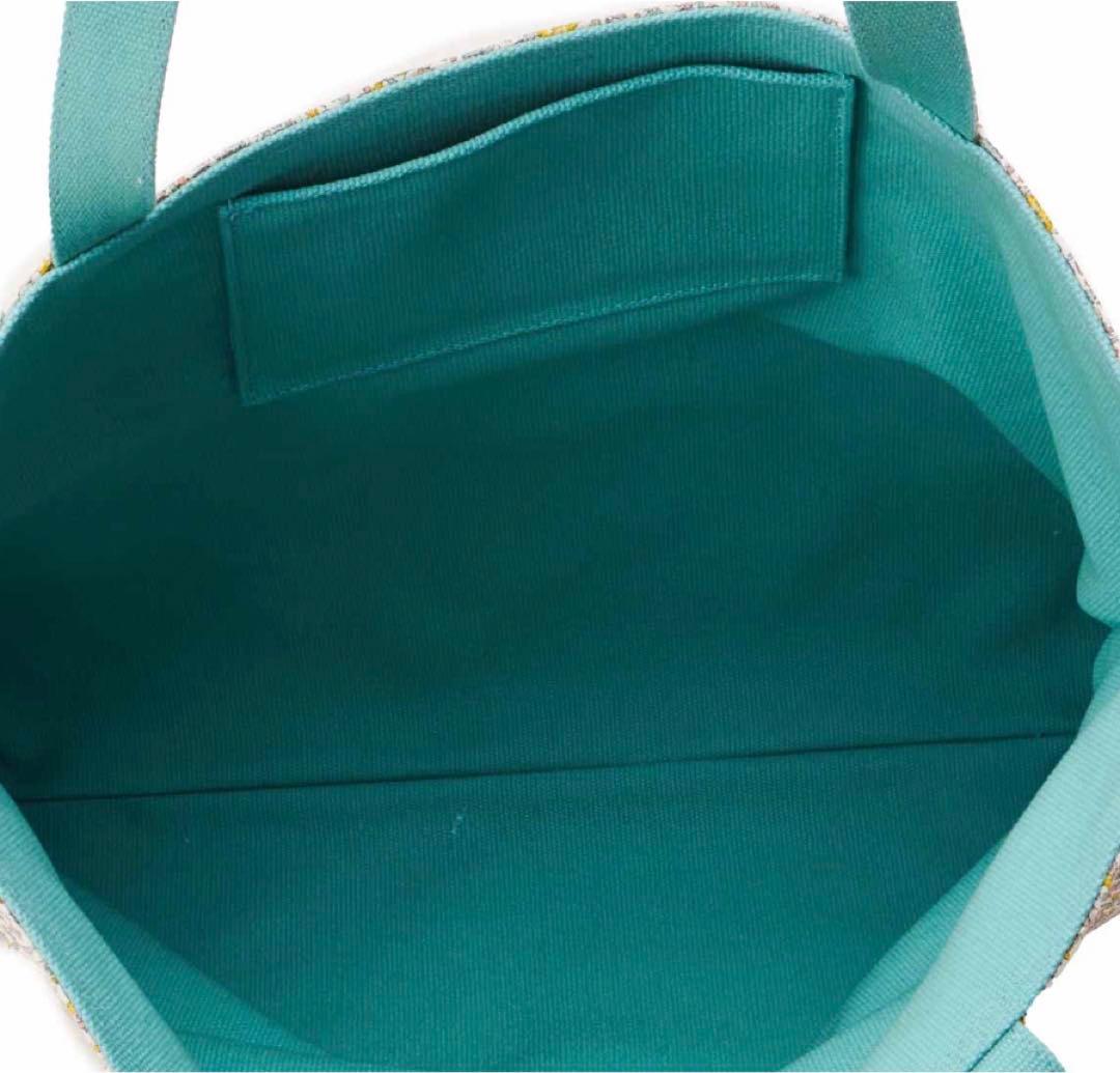 新品タグ付き　ボンポワン　リバーシブルトートバッグ　エクリュ