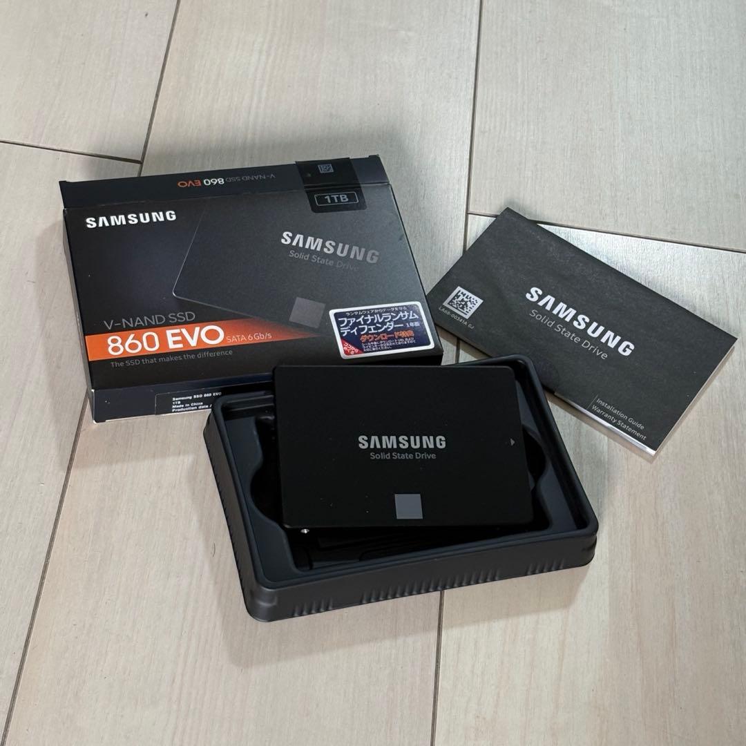 書き込み約2TB Samsung 860 EVO 1TB 内蔵型SSD No.2