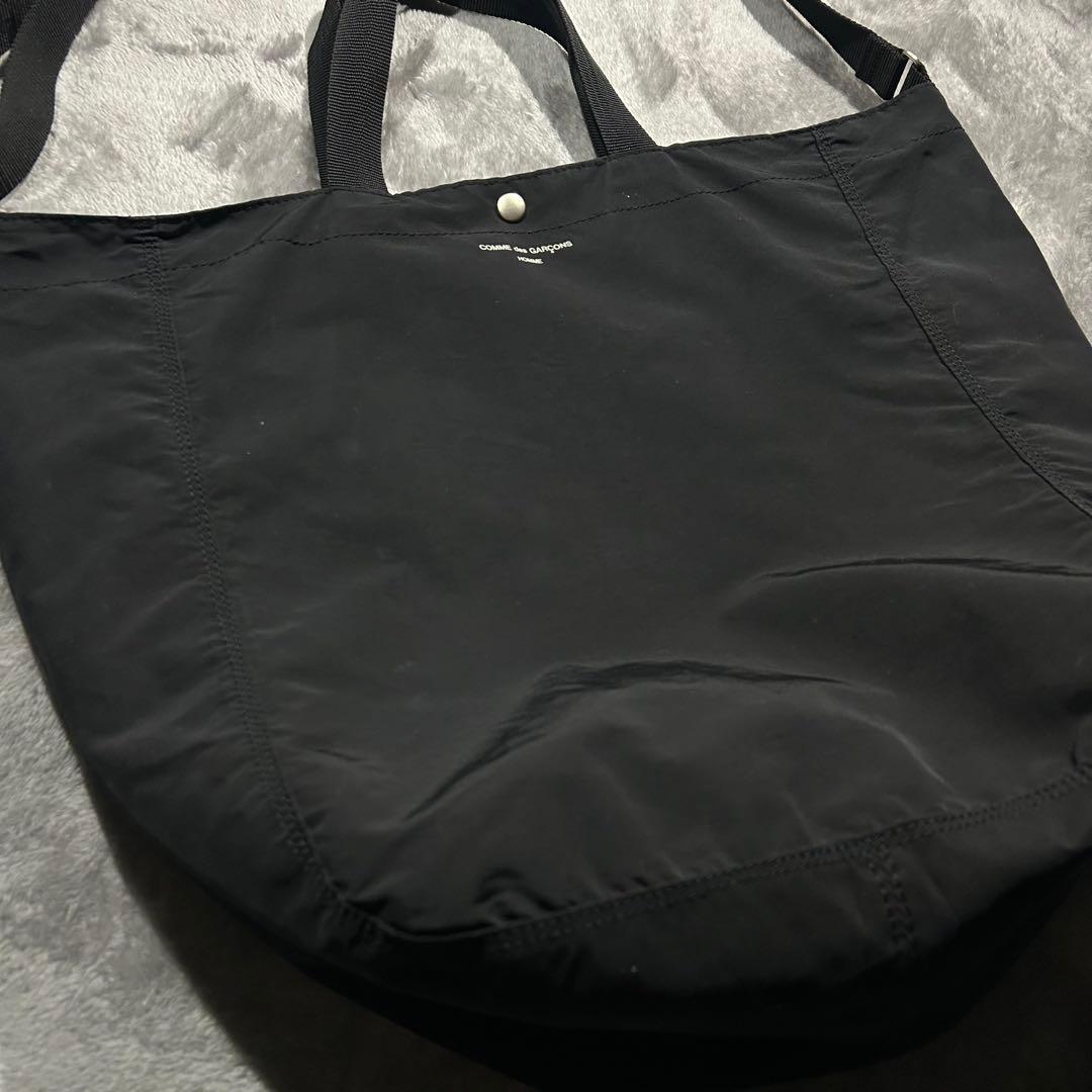 HOMME ロゴ2WAYショルダーバッグ ナイロン