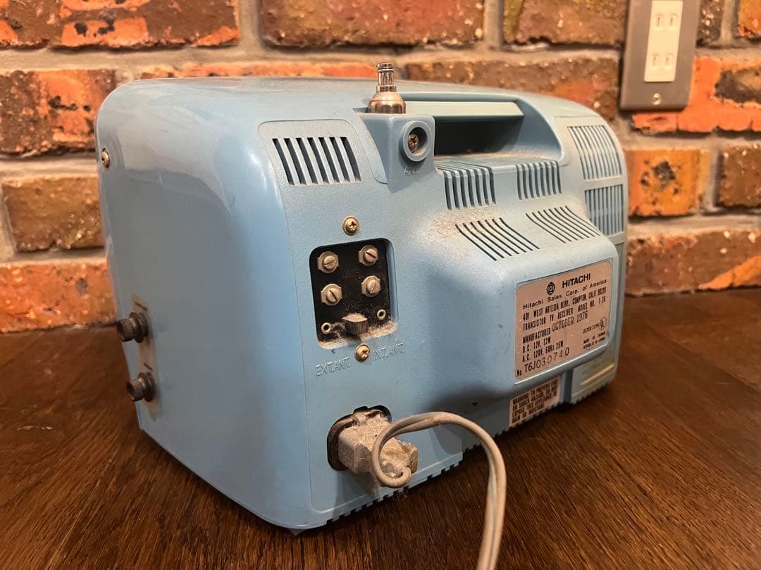 HITACHI 日立 海外製 TV スペースエイジ ミッドセンチュリー