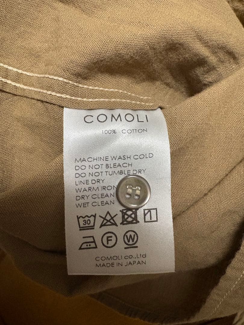 COMOLI ベタシャン プルオーバーシャツ　 サイズ2
