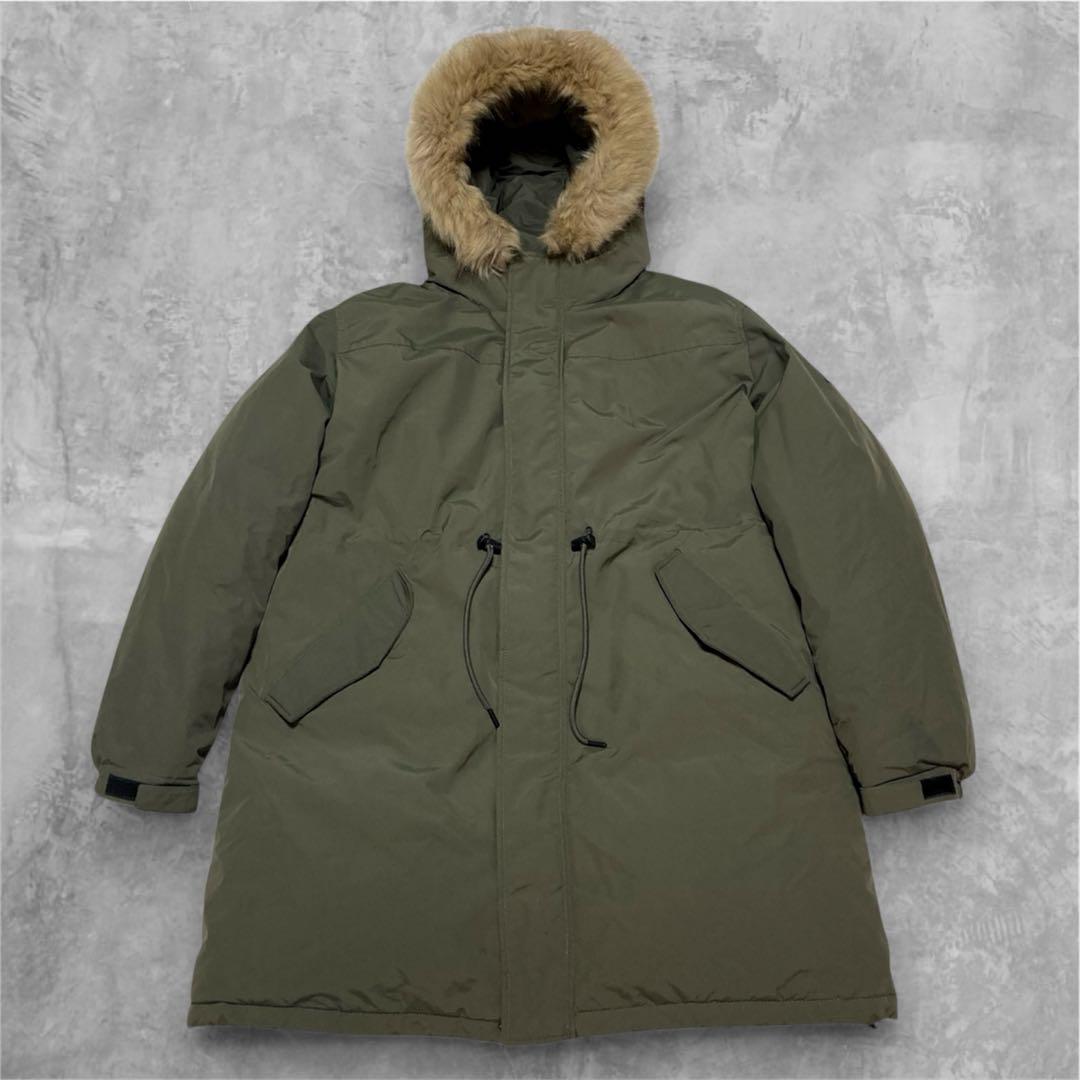 美品 ザラ　ZARA Ｎ-3B モッズコート ファー　XL BIGサイズ