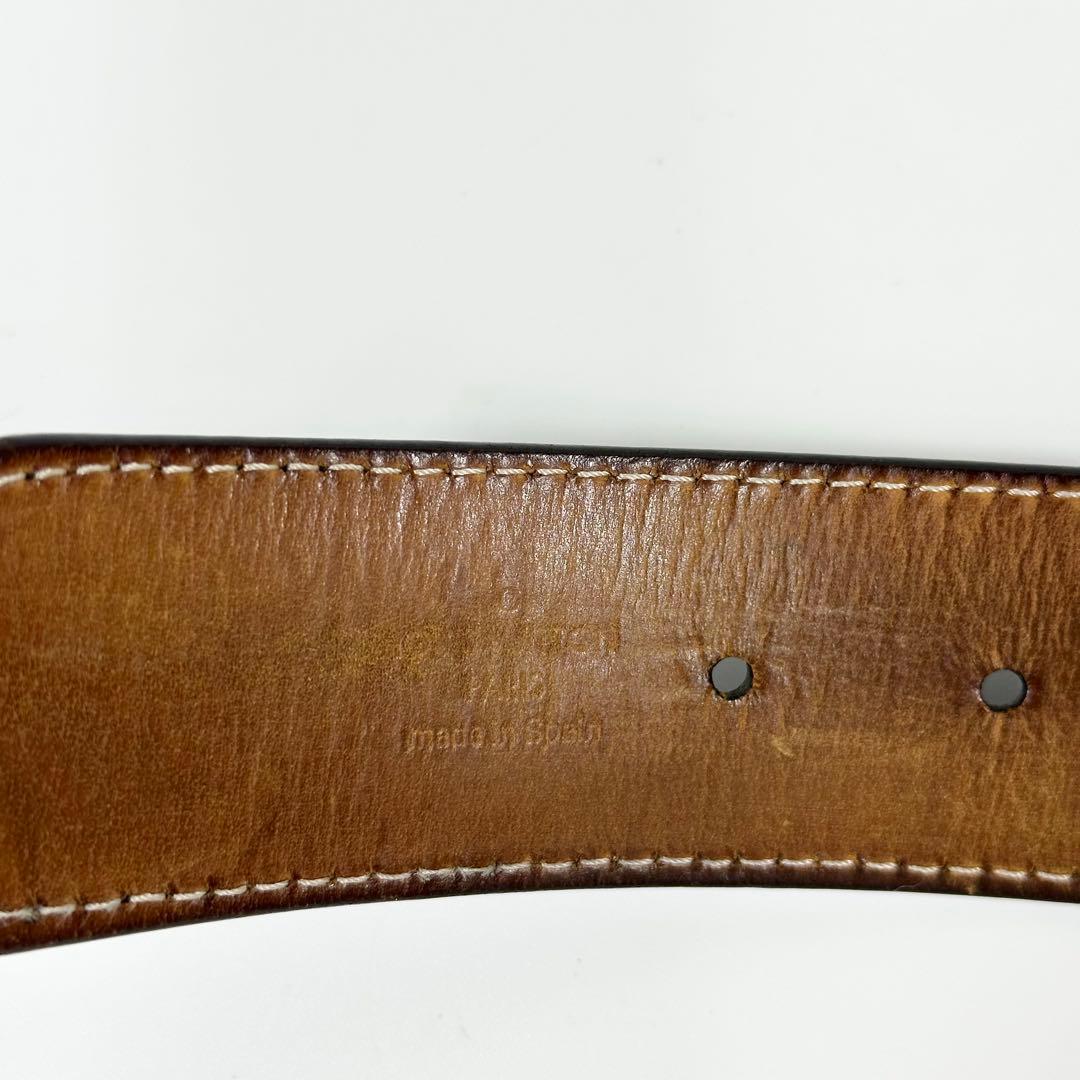 LOUIS VUITTON マヒナ パンチング レザー ベルト 黒M69319