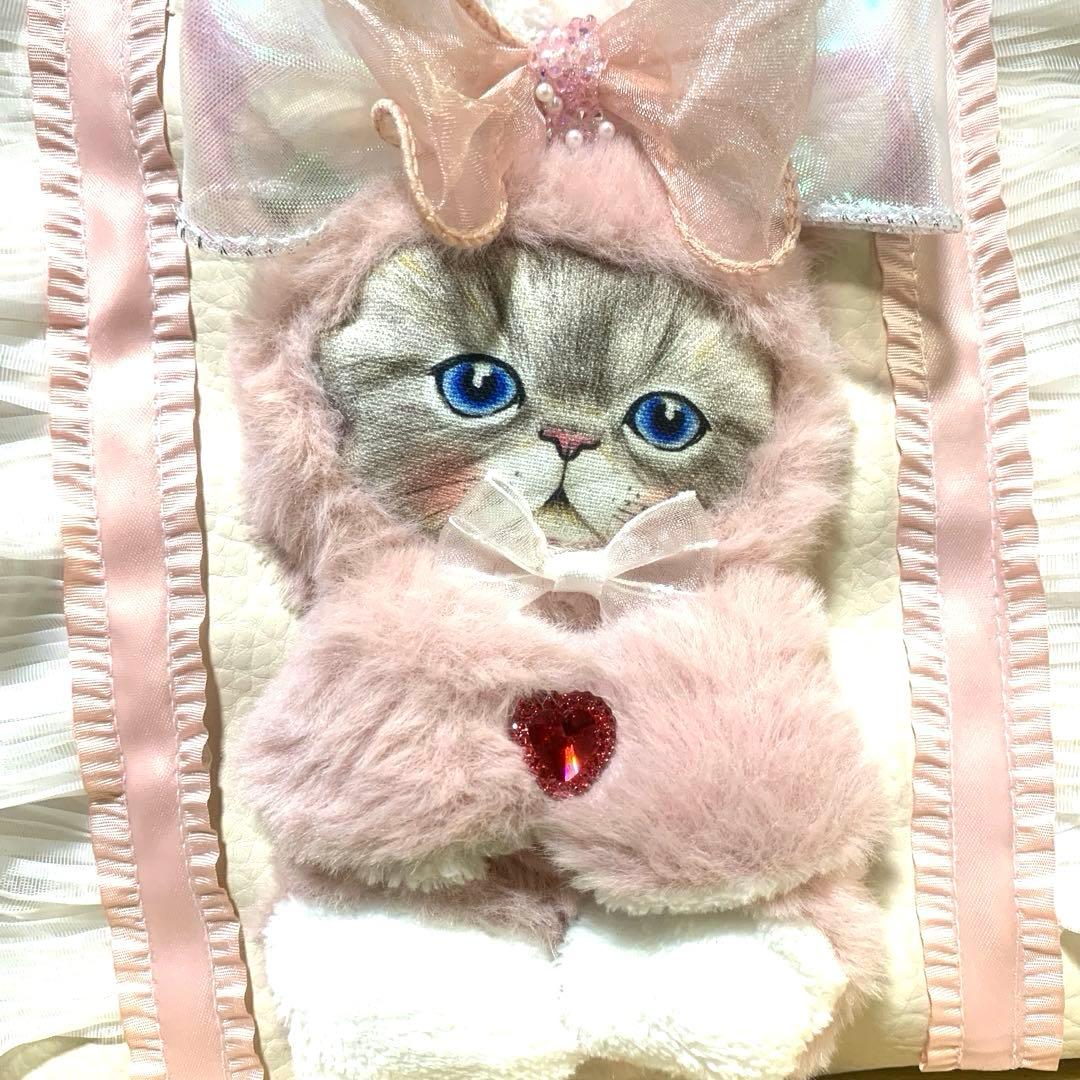 m*e様 コヤンイサムチョン　ハンドメイド　サイドポケット付き　フリルバッグ　ト