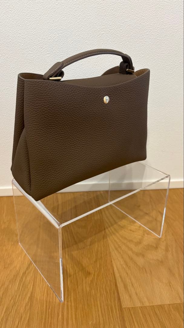 HAYNI トープ　2wayレザーショルダー/ハンドバッグ