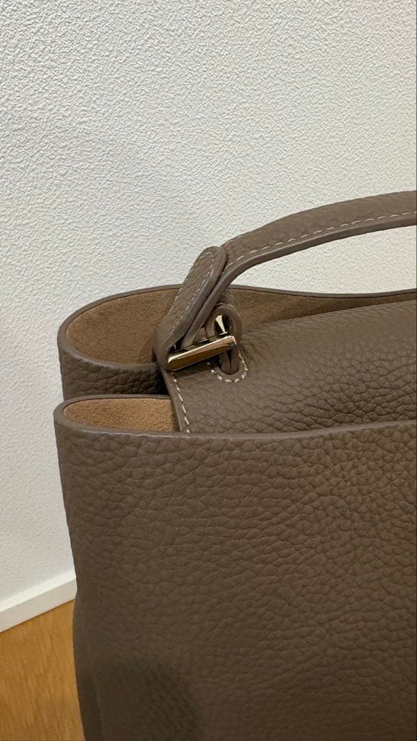 HAYNI トープ　2wayレザーショルダー/ハンドバッグ