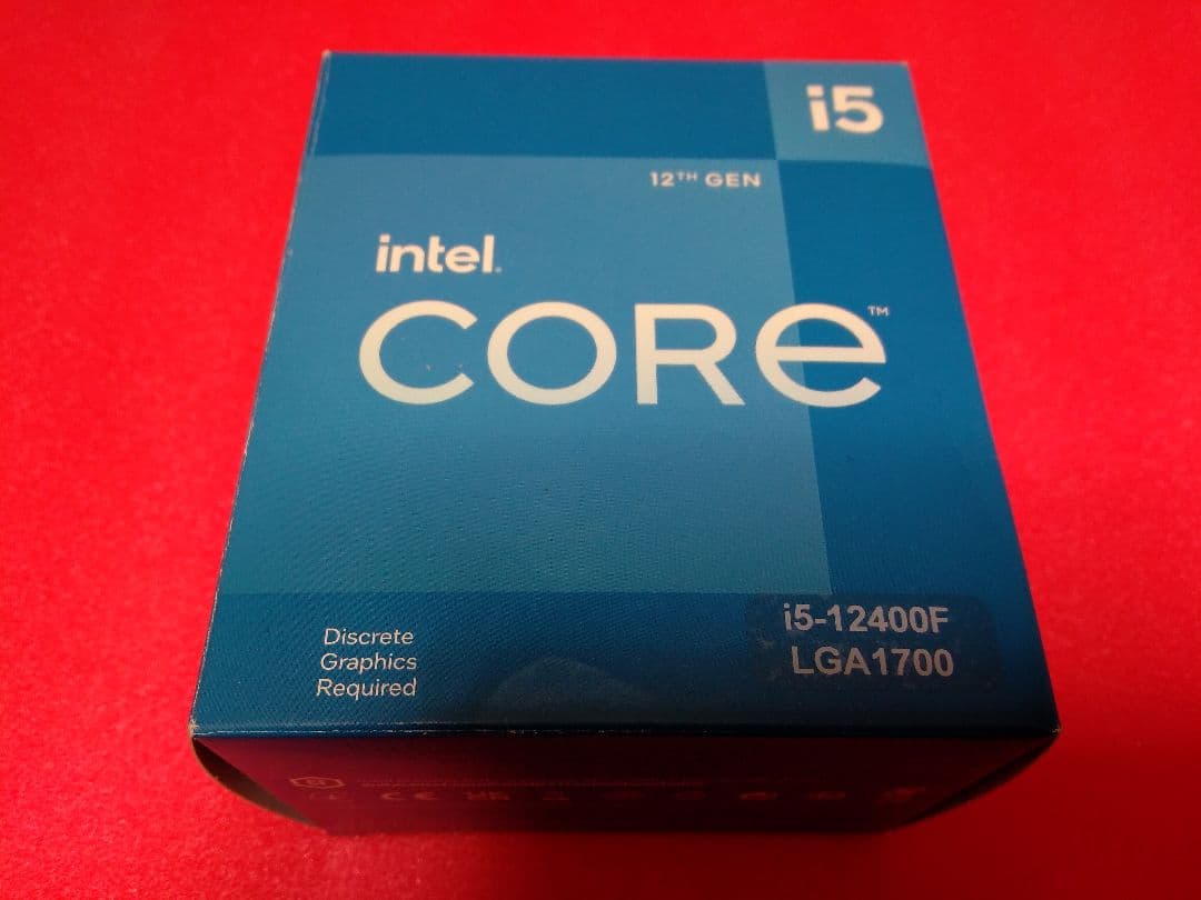 Core i5-12400F CPU LGA1700グラフィック機能なしモデル