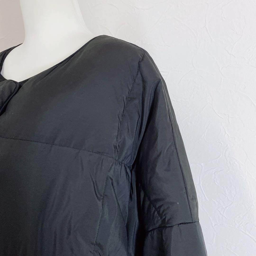 wee9s パーフェクトシルエットダウン ブラック マフラー付き F